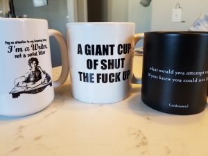 Picture of three coffee mugs